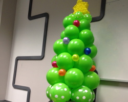 Kako narediti božično drevo, narejeno iz okroglih in dolgih balonov z lastnimi rokami korak za korakom: navodila, fotografija, video. Najboljša božična drevesa iz balonov z lastnimi rokami: fotografija