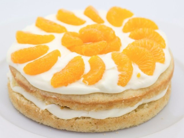 Kue dan Permen dari Tangerines: Resep, Foto. Bagaimana cara menghias kue tangerines, kiwi, pisang, cokelat?
