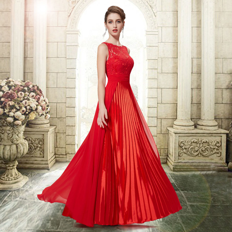 Крутое красное платье