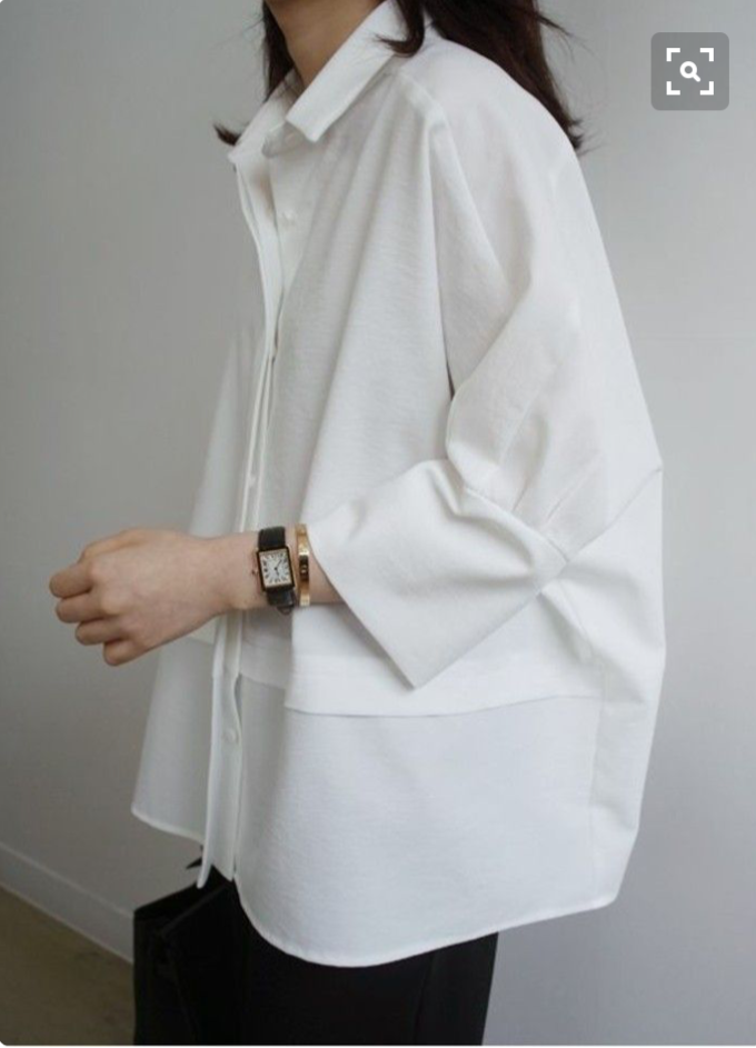Женский образ с белой рубашкой оверсайз
