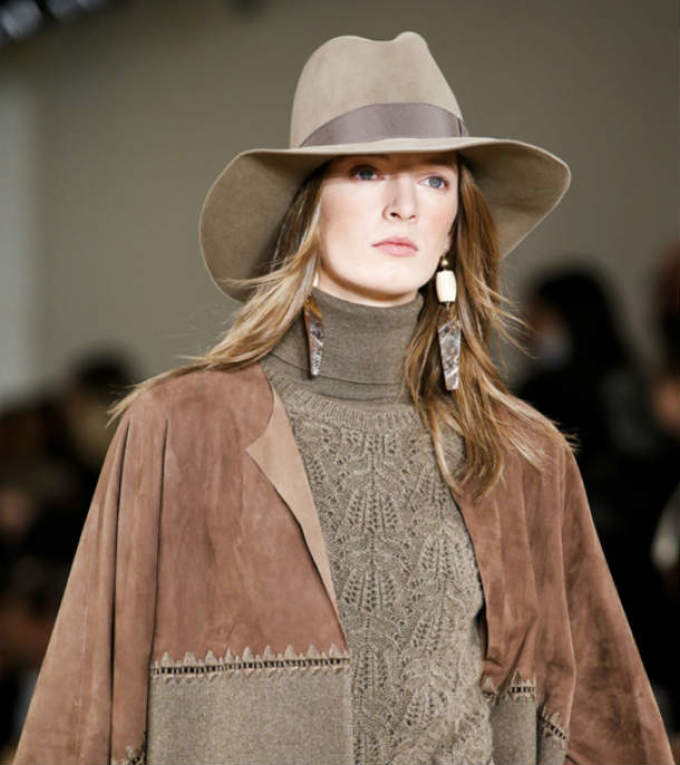 Модные модели вязаных, меховых и фетровых шапок для женщин - шляпы