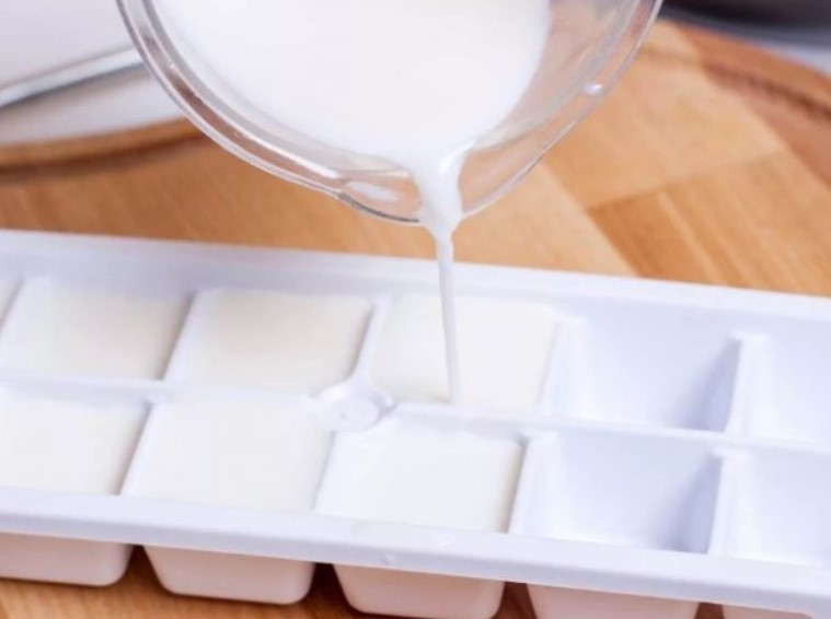 Puedes preparar leche en moldes para descongelar
