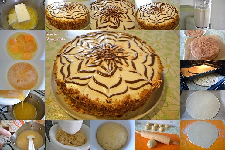 Idées de décoration d'un gâteau au miel