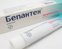 Bepanten ointment: action, indications and contraindications to use, method of application, safety measures, overdose, side effects