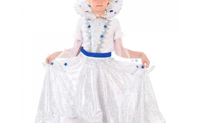 Карнавальный костюм «Метелица» для девочки своими руками — как сшить: инструкция. Как сделать накидку-пончо, воротник, корону, серебряные туфельки для костюма Метелица?