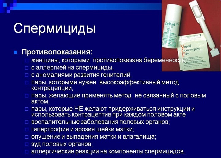 Есть также и противопоказания