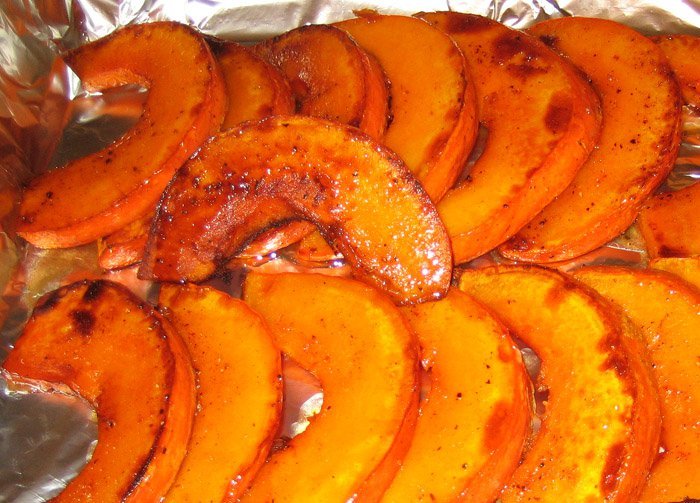 Baked pumpkin