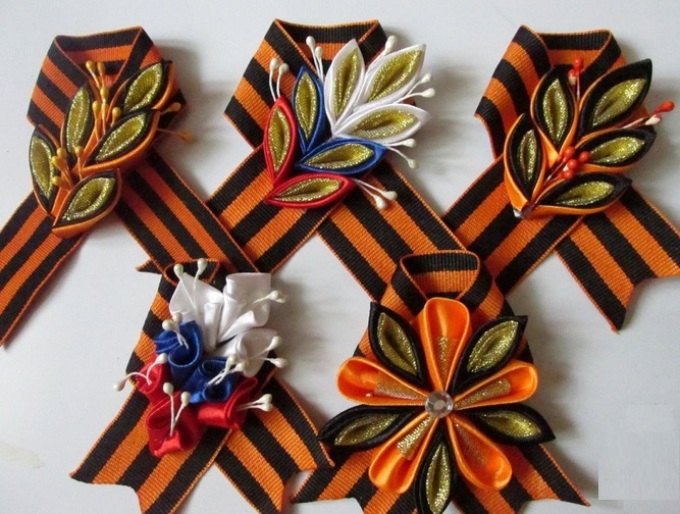 Bows-Georgievskaya-Lent-Pooly-Kanzashi