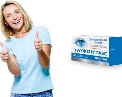 Taufon - Eye Drops: Efek obat, indikasi dan kontraindikasi untuk digunakan, metode penggunaan, langkah -langkah keamanan, overdosis, efek samping
