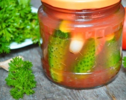 Preservation of cucumbers with ketchup Chili for the winter: the best recipes. Cucumbers with ketchup Chile Maheev, Torchin, without sterilization, cut for the winter: recipe for a liter jar