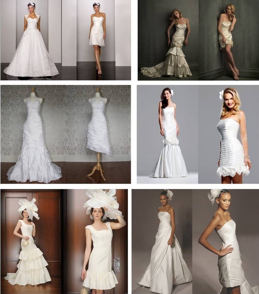 Все фасоны свадебных платьев