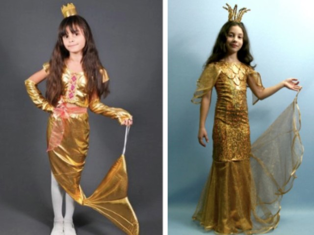 Оригинальные костюмы золотой рыбки