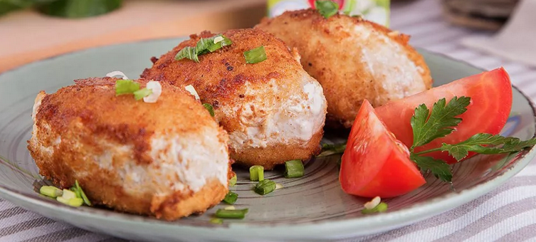 Chuletas de pollo con papas