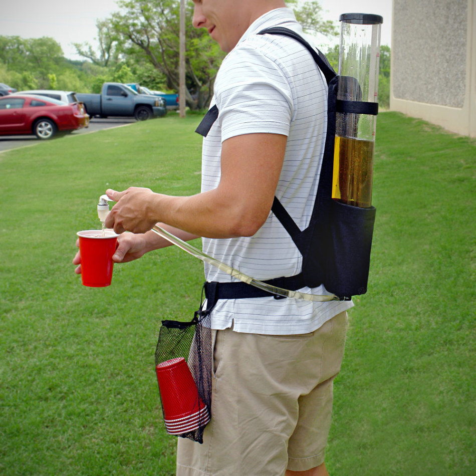 Backpack for drinks
