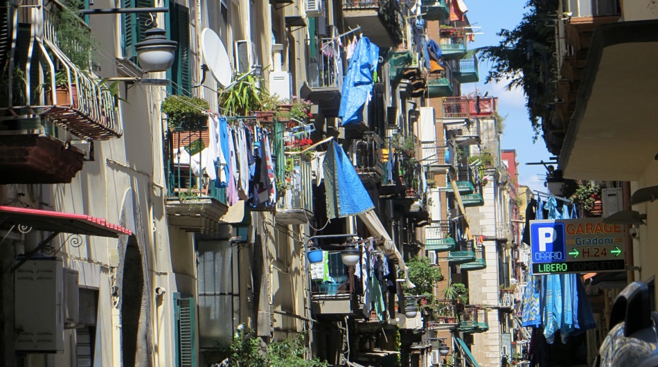 Quartiers résidentiels de Naples, Italie