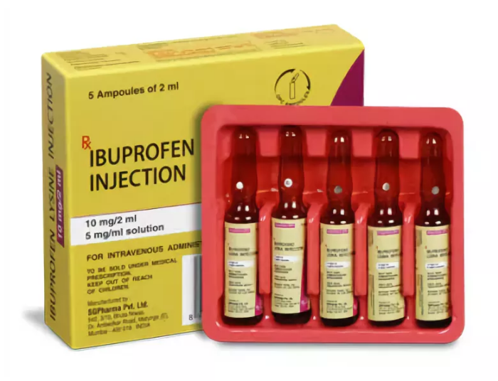 Injections d'ibuprofène