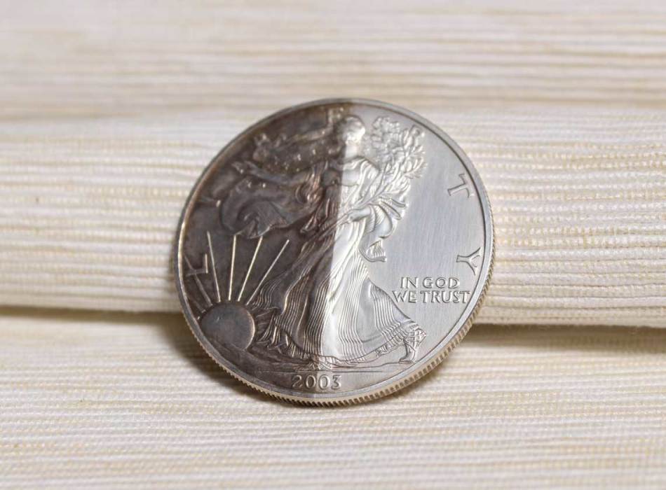 Монета из серебра