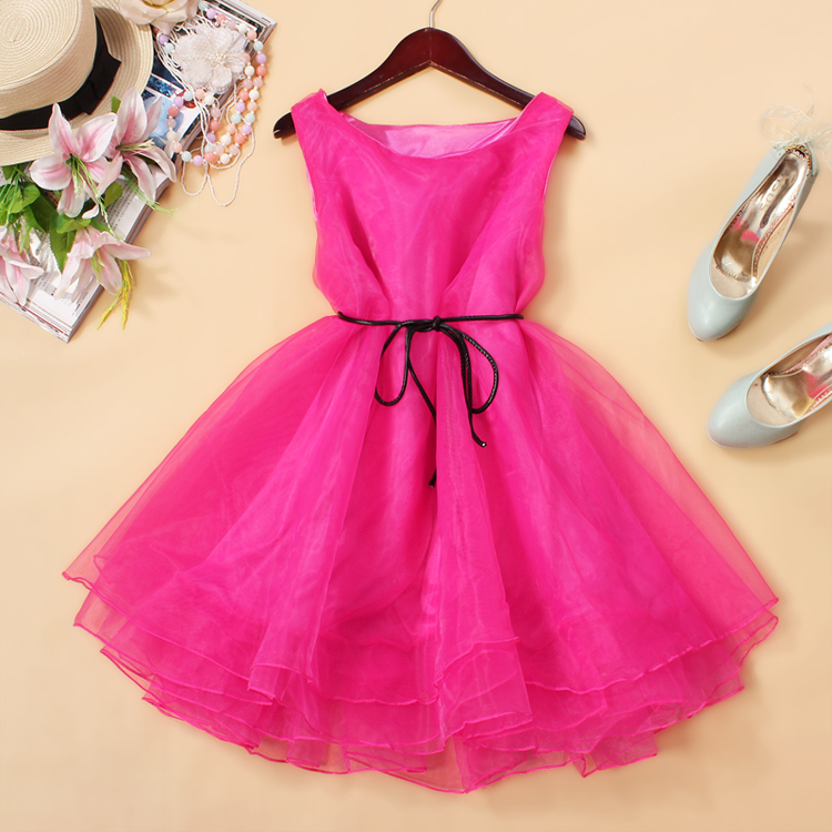 Baby dress with a skirt