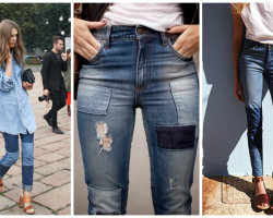How beautiful it is to make a patch on jeans between the legs, on the knee, pope, above the knee with your own hands manually and on the typewriter, glue with an iron: instructions. Beautiful, fashionable, leather patches for women's, men's and children's jeans with your own hands: ideas, photos