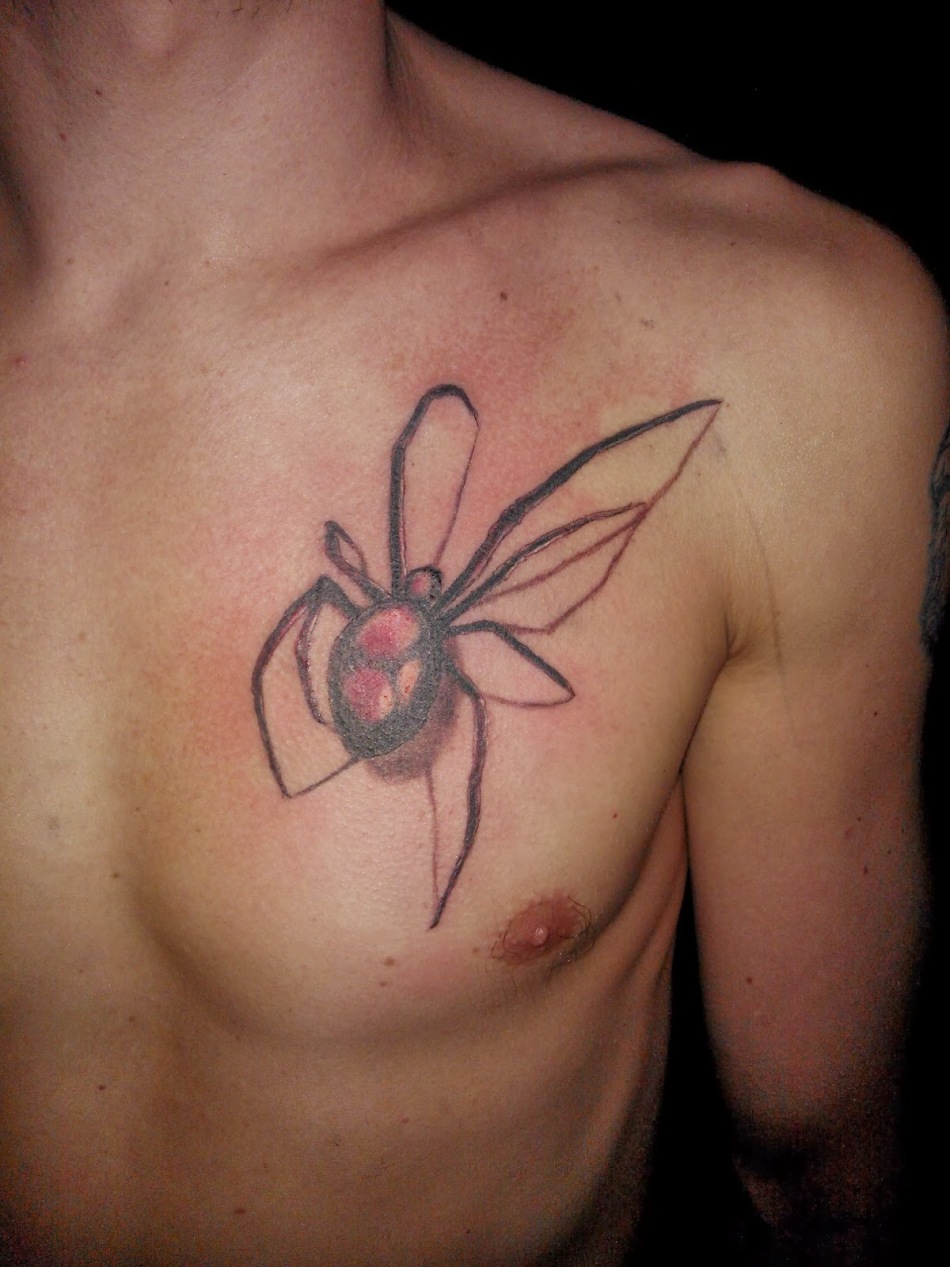 Татуировка-амулет паук