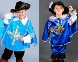 Cara menjahit kostum musketeer untuk anak laki -laki: langkah -dengan instruksi, pola, foto