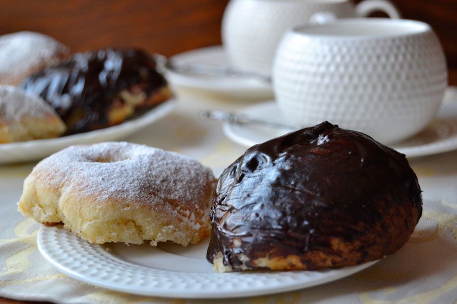 Boules de fromage cottage dans le chocolat