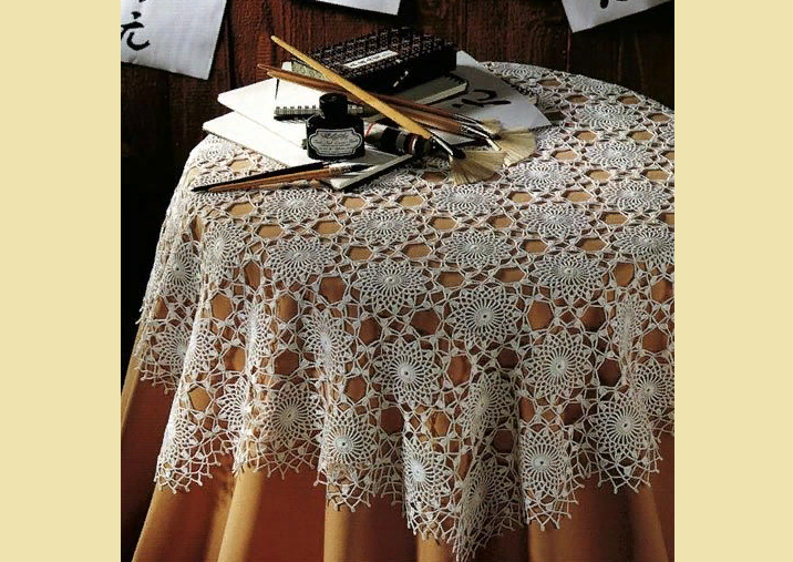 Beautiful simple tablecloth