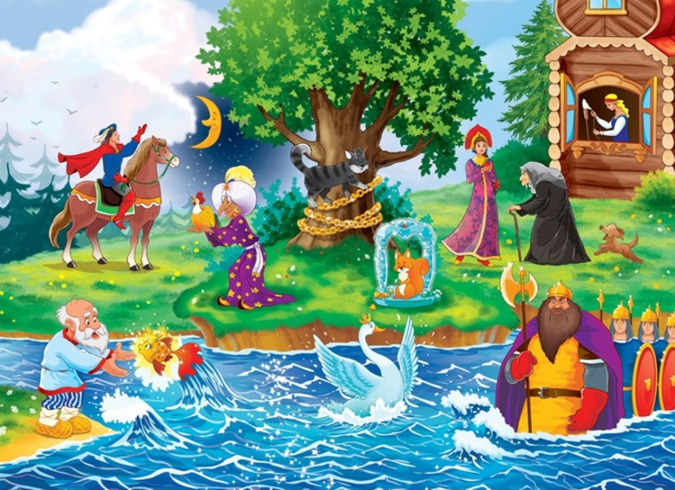 Quiz sur les contes de fées de Pouchkin pour les enfants d'école