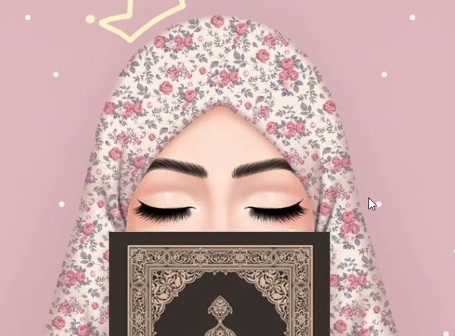 Avatar Muslim untuk anak perempuan, perempuan, wanita: foto dan gambar yang indah dalam jilbab, estetika, dengan kutipan, dengan makna