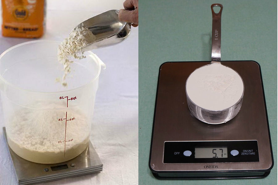 Rencontrez le riz, le sucre et la farine sans échelle
