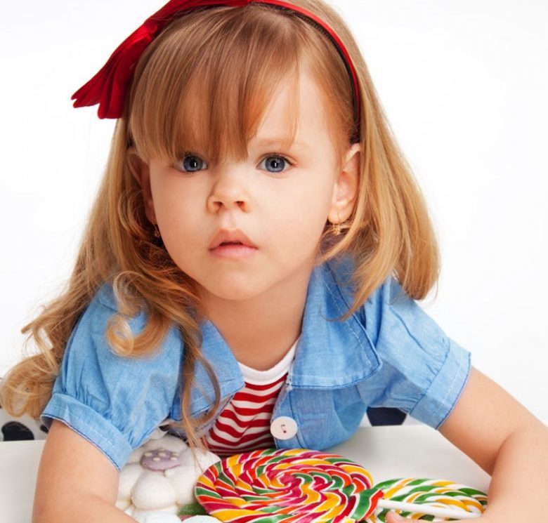 Девочка не хочет делиться конфетами