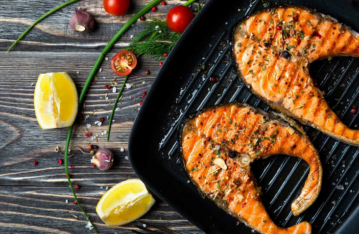 Fry the grill fish correctly