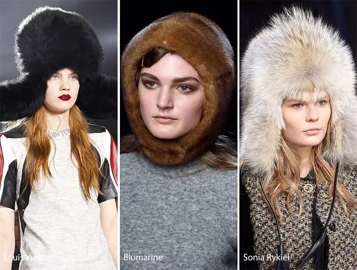 Стильная уличная мода на зиму для женщин в шапках