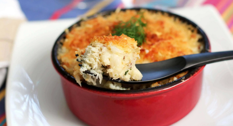 Fish casserole for children aged 2 years