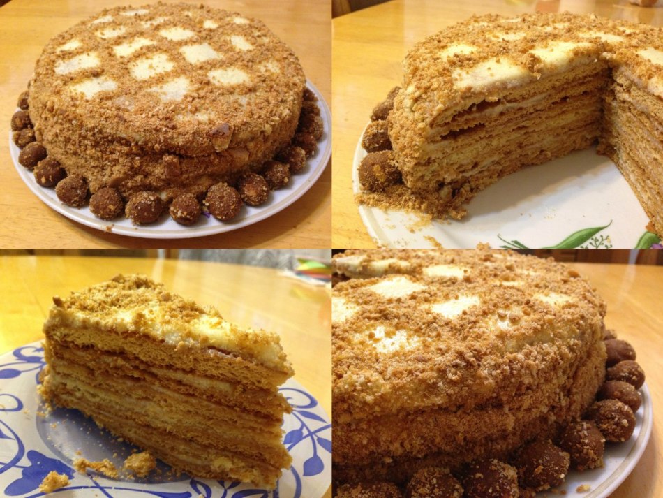Торт дамский каприз классический рецепт с фото