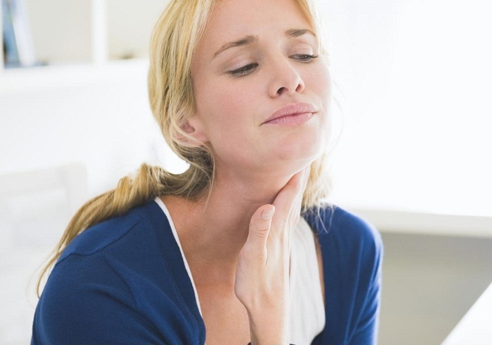 The most common cause of the sensation of a coma in the throat is a nervous exhaustion
