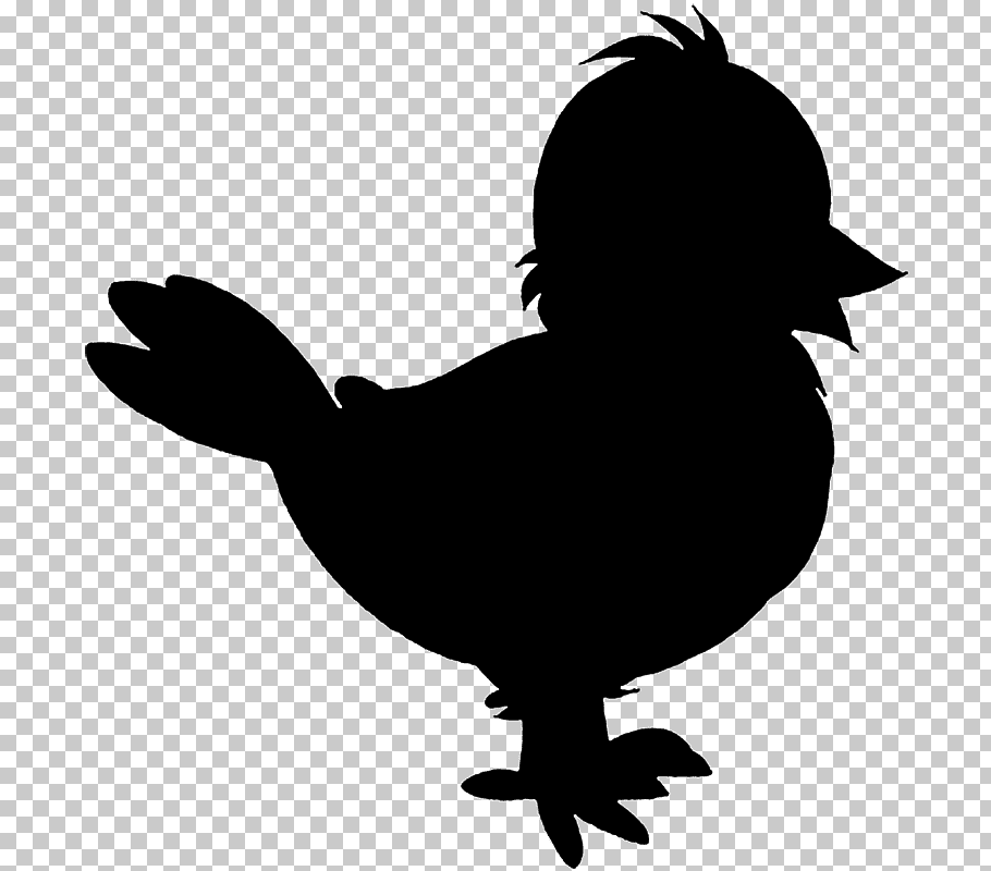 Трафарет цыпленка для рисования - шаблон, фото