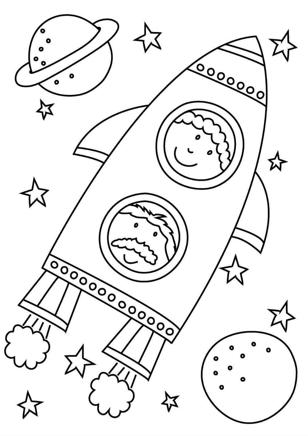 Stencils for coloring for children - template