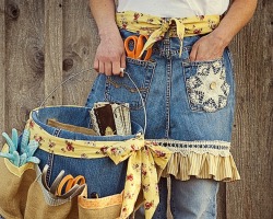 What can be done from old jeans? How to sew a skirt, slippers, apron, vest, bedspread, shorts, a backpack, a children's sundress, a bag of old jeans with your own hands?
