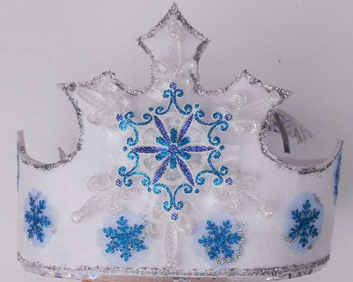 Корона для костюма «снежинка»