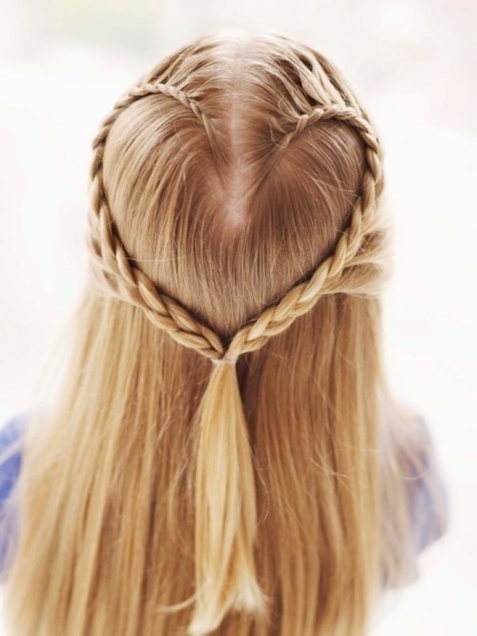 Original hairstyle-heart