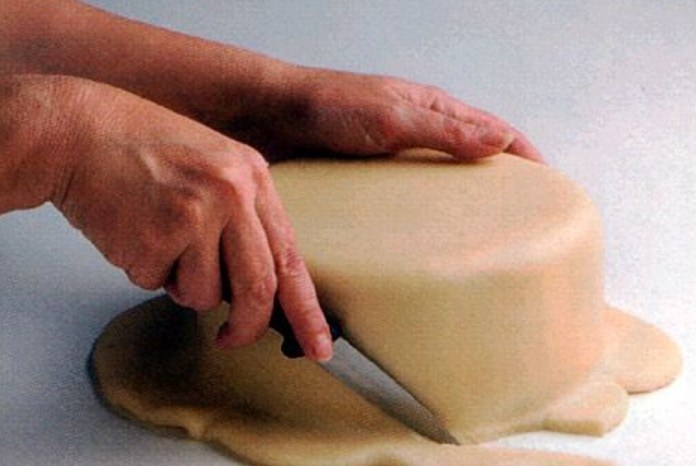 Как покрыть торт марципаном фото