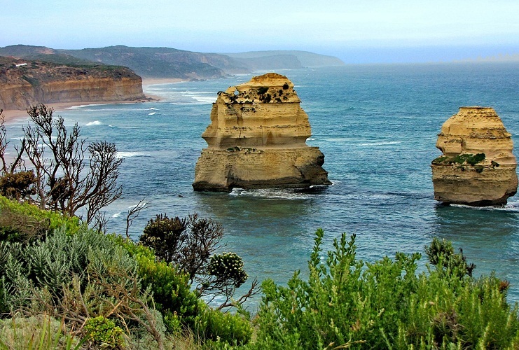 Il mare nella zona ricca e colorata tra Australia e Nuova Zelanda