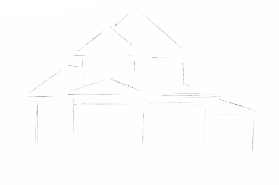 Как-нарисовать-дом-карандашом-поэтапно2