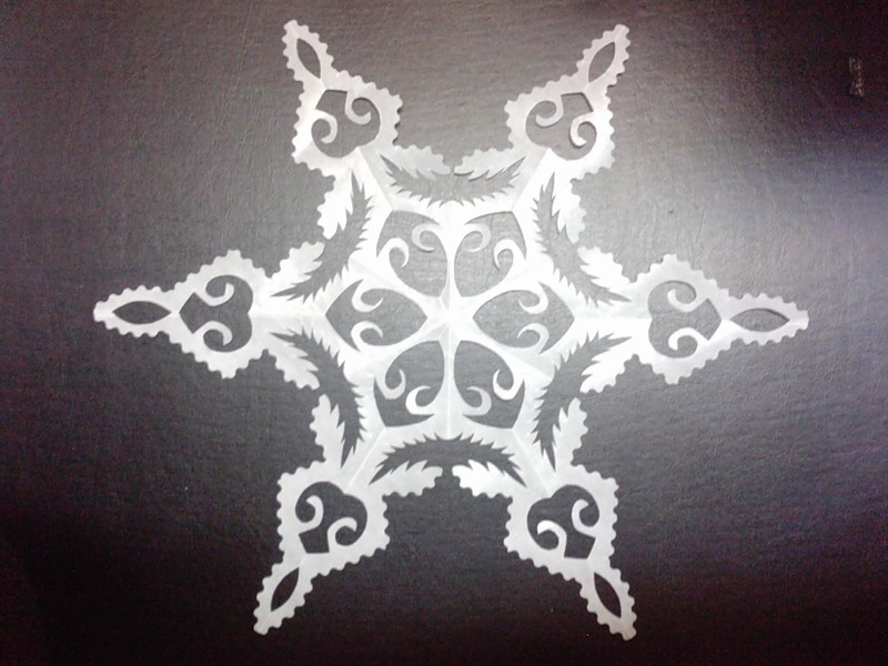 Beautiful paper snowflakes, photo 10