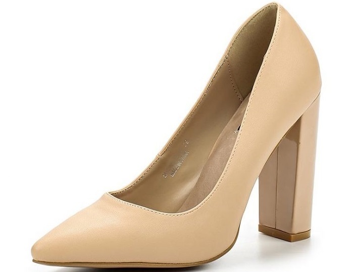 Carlita Block Heel Court Shoes