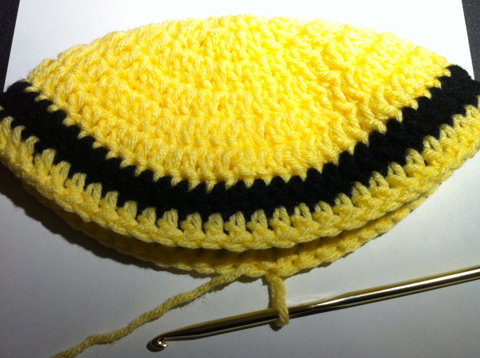 Crochet hat for a boy in spring and autumn: Step 14
