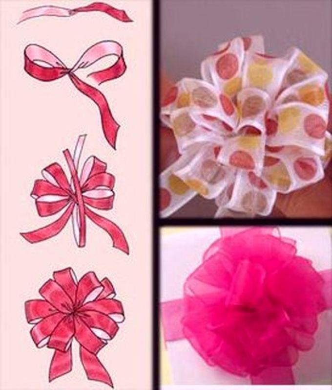 How to make a bow from a ribbon 3