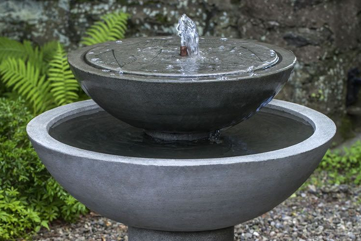 Садовый самодельный фонтан для дачи своими руками