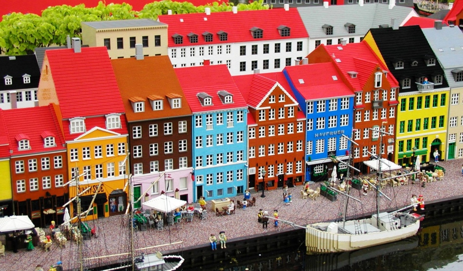 Дания в миниатюре, музей леголенд, копенгаген
